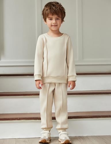 Image of Toddler Boys boys sets ,Long Sleeve Fleece Fall Winter boys sweatsuit