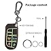 auovo Leather 5 Buttons Key Fob Cover for Chrysler 300 Grand Cherokee Renegade Compass Charger Challenger Journey Durango Key Fob Holder Keyless Remote Case