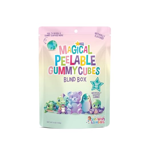 Cubos de gomita desmontables caja ciega 5 oz 6 piezas miniatura 3