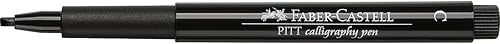 Miniatura 2 de A.W. FABER CASTELL USA FC800073T FC800073 Pitt Caligrafía 0.079 in Blk Bc, Negro