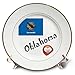3dRose cp_7204_1 I Love Oklahoma Porcelain Plate, 8