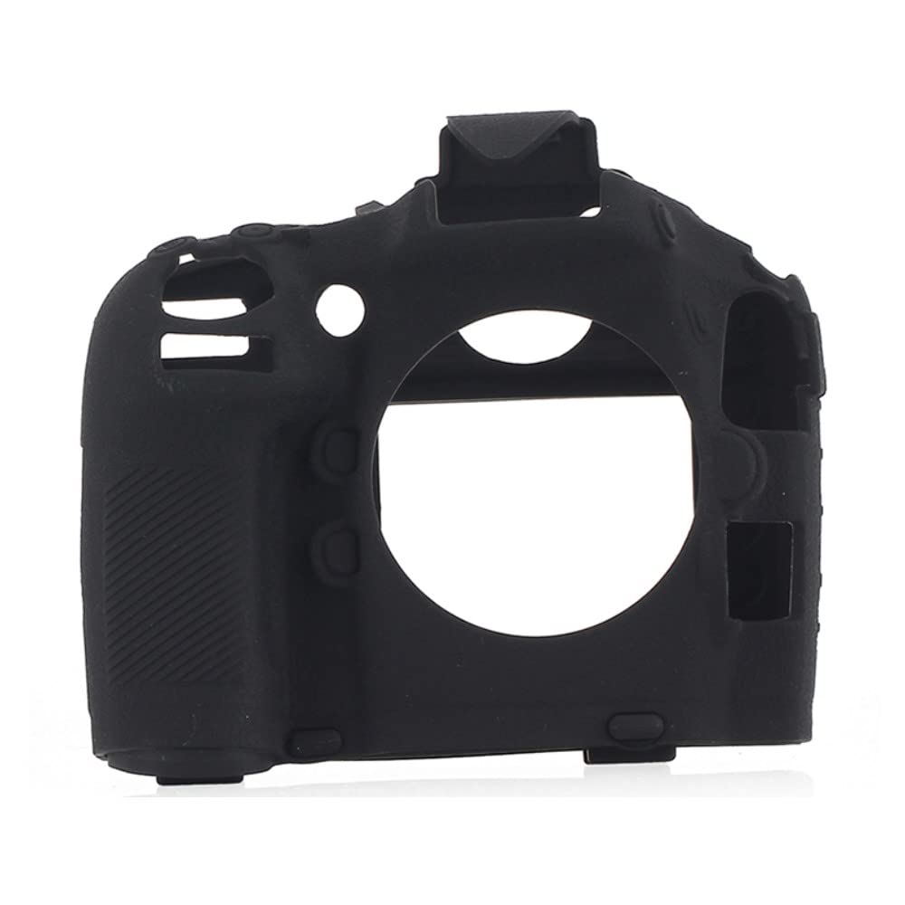 Custodia per fotocamera Borsa in silicone morbido nero antiscivolo Texture Armatura Skin Body Cover Protector per Nikon D800 fotocamera digitale