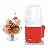 heladera mini FUNCIONAMIENTO CON UN SOLO TOQUE: la mini máquina de postres congelados presenta una operación fácil con un solo botón que crea una conveniente capacidad de preparación de alimentos. Solo 15 minutos para hacer un postre helado casero suave. Nota: Coloque el cubo de hielo en el congelador y congele durante más de 14 a 16 horas antes de usarlo.
