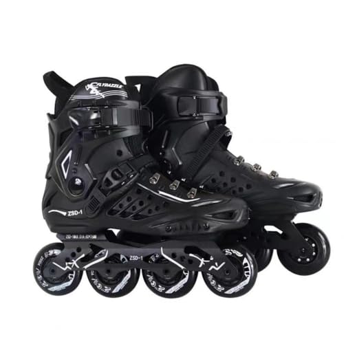 AYES Professional Inline Skates, Black, Size 42