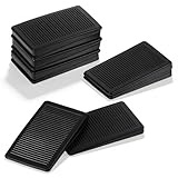 20 Pcs Plastic Wedges Composite Shims Furniture Levelers Wood Shims Anti-Wobble Pad with Non-Slip Texture Flexible Stabilizers & Wobble Wedge Shim for Leveling for Table Chair Couch