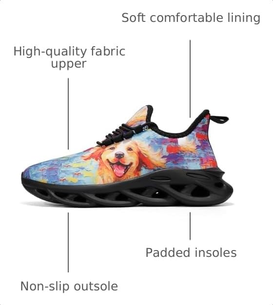 Image of DLWKIPV Men Running Shoes Men's Tennis Shoes Lightweight Breathable Fashion Sneakers Non Slip Workout Gym Shoes for Running