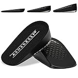 Shoe Lifts Heel Height Insoles - Height Increase Insoles for Men & Women, Invisible Foot Pads Shoe Inserts, Lifts w/Cooling Gel Technology, Honeycomb Design & 3 Height Options (2pcs of 1.5 Inch Lift)