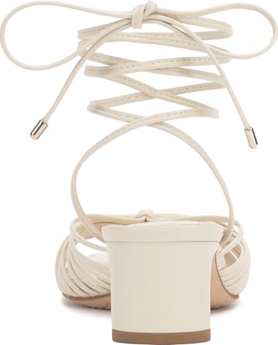 Image of Vince Camuto Lory Ankle Wrap Kitten Heel Sandals | Party Sandals