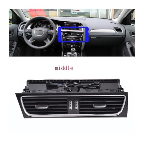 Aérateurs climatisation cassés solution grille centrale ventilation Audi A4 B8 A5 09-16 - 7