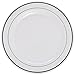 First Impressions Disposable White Plastic Plate - 7 1/2"Dia