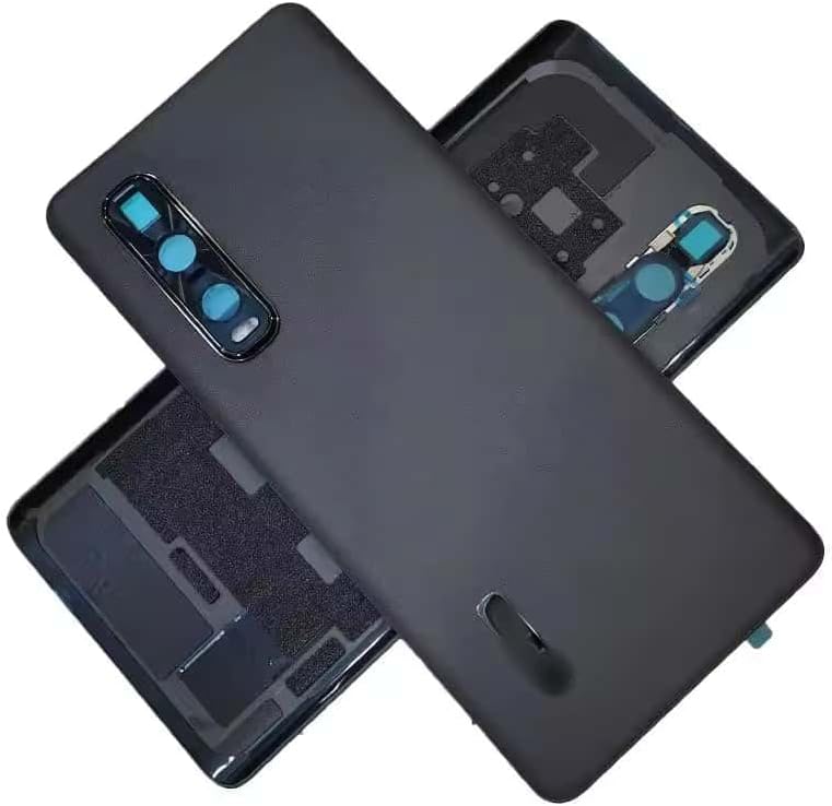 YOOOKOOO Compatible Rear Back Cover for Oppo Find X2 Pro – Battery Door Housing Replacement Part (Green No Lens)