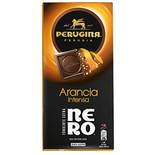 Tavoletta Cioccolato Fondente Extra Nero Arancia Intensa Perugina 85 Gr