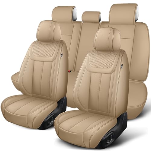 ifwohao Car Seat Covers Full Set, 5 Seats Covers for