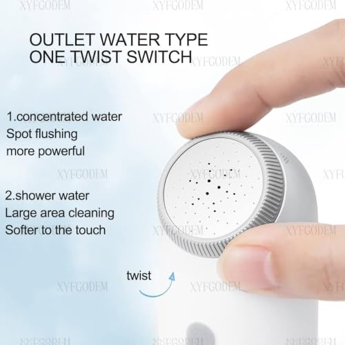 Bidé de viaje portátil con 4 modos para una higiene personal suave e impermeable 4