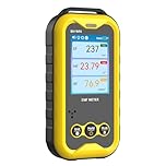 Bosean EMF Meter, 3-in-1 Portable Electromagnetic Field Radiation Detector, Electric Field, Radio Frequency Field, Magnetic Field, Rechargeable EMF Reader for Home, Office, and Ghost Hunting
