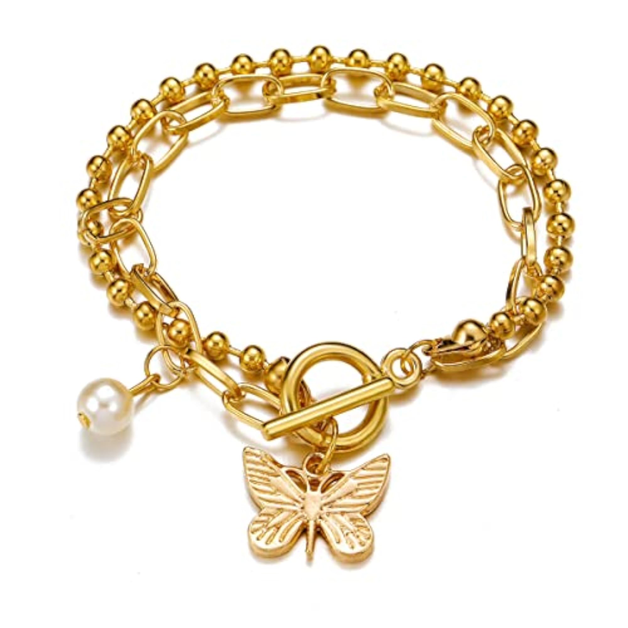 Toned Plated Bracelet Combo SMNJG-CB-BNG-7679