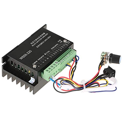WS55-220 BLDC Motor Driver, Brushless DC Motor Driver, with Cable CNC Brushless Spindle BLDC Motor Driver Controller for Electric Power Tools
