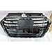 XGCLZBJ Grille De Calandre De Pare-Chocs Avant De Voiture pour Audi A3/S3 8v 2017 2018 2019 Grille De Calandre SupéRieure De Course, Accessoires De Voiture,Noir Brillant