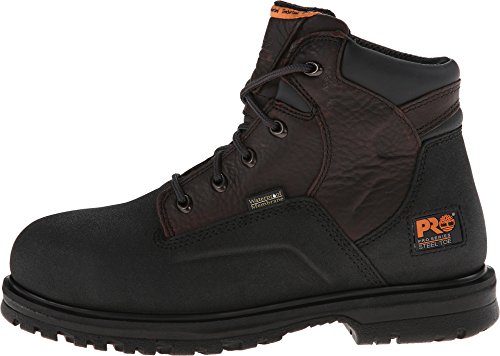 Timberland PRO Timberland PRO Men's Powerwelt 6 Inch Steel Safety Toe Waterproof Industrial Work Boot, Dark Brown, 13