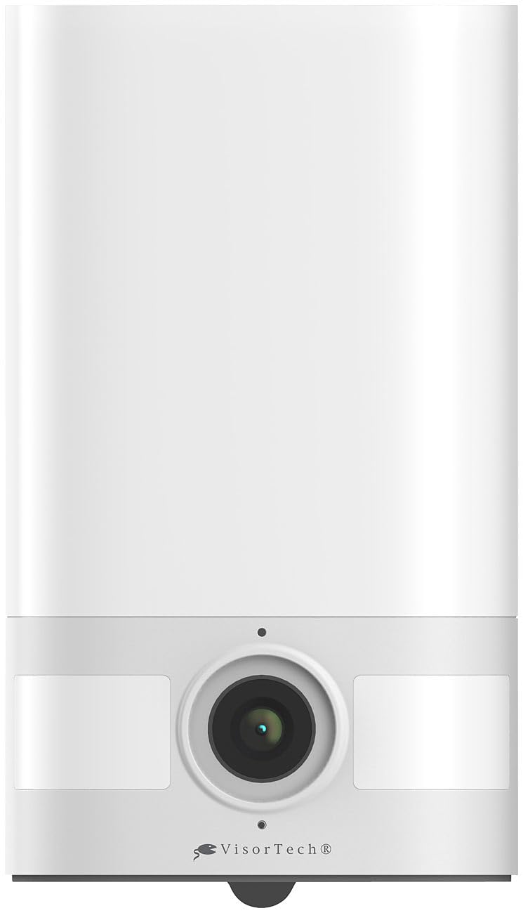 VisorTech wasserdicht: 2K-Akku-Überwachungskamera, LED-Licht 600 lm, Alarm, WLAN, App, IP65 (Überwachung Alarm Aufzeichnung, Überwachungskamera außen WLAN, PC)