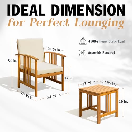 IDZO-Wood-Club-Chairs-Set-2-with-End-Table IDZO Wood Club Chairs Set 2 with End Table