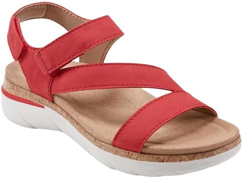 Amazon | Earth Footwear レディース Roni フラットサンダル, ブラック