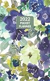 2022 Pocket Planner: 1 Year Organizer with Phone Book, Password Book, Notebook for Bag, Purse, Backpack | 12 Months Weekly Planner Small Agenda ... To Do List, Priorities, Notes | Floral Design
