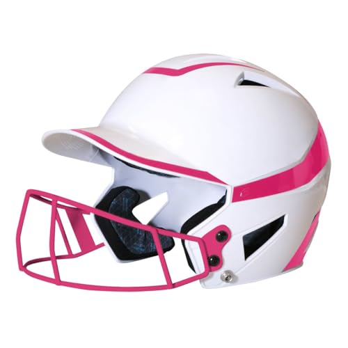 Champro HX Rise Pro Fastpitch Softball Batting Helmet with Facemask in Two-Tone Color Glossy Finish