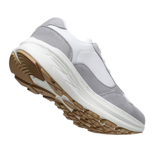 Image of GSLMOLN Women's Casual Walking Shoes Breathable Non Slip Tennis Cushion Fashion Gym Sneakers