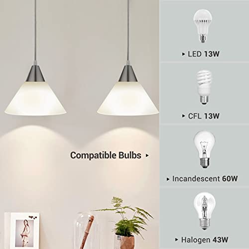Dewenwils Plug In Pendant Light thumb #4