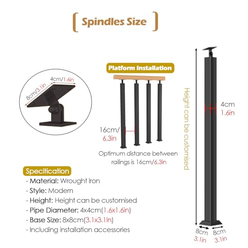 Kit garde-corps d'escalier extérieur et intérieur pour sécuriser la terrasse - 4