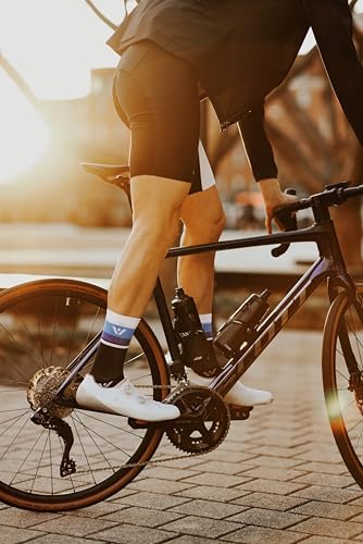 Image of Swiftwick- ASPIRE Crew Cycling Socks, Firm Compression Fit, Moisture Wicking