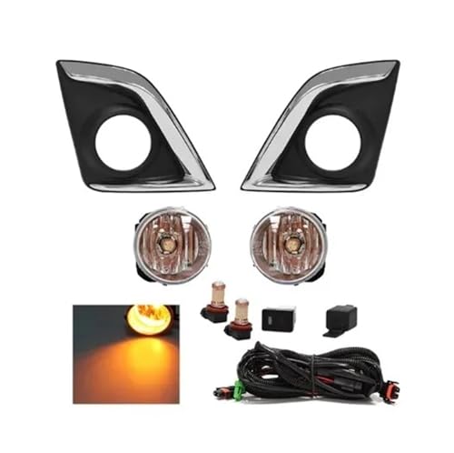 Feux antibrouillard LED jaune Isuzu D-MAX fini l'éblouissement dans le brouillard phares 12V