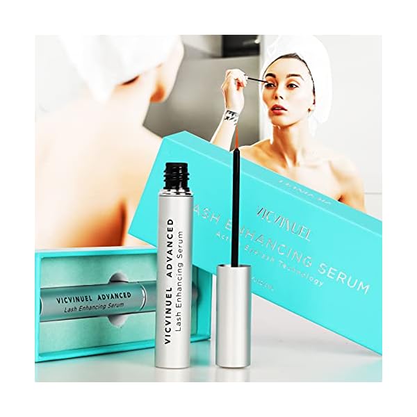 Eyelash-Growth-Serum-by-VICVINUELLash-Serum-for-Enhancing-the-Growth-of-Lashes-and-Eyebrows-Advanced-Treatment-Formula-with-Proprietary-Peptides-60-Day-Supply Eyelash Growth Serum by VICVINUELâLash Serum for Enhancing the Growth of Lashes and Eyebrows, Advanced Treatment Formula with Proprietary Peptides, 60 Day Supply