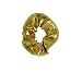 Obersee Kids Hair Tie Scrunchie, Gold, One Size