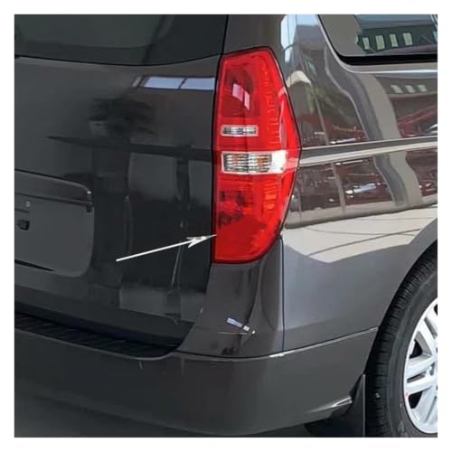 Marco de luz trasera coche Hyundai H-1 i800 con protección抗arañazos y acabado carbono deportivo 2