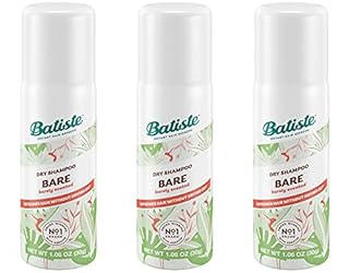 Batiste Dry Shampoo Bare Mini Travel Size 1.06 oz (Pack of 3)