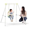 SMOBY Life, Columpio de Metal para Bebé, Asiento Seguro con Barra Antivuelco, Resistente a los Rayos UV, Optimo para Interior y Exterior, 19% Material Reciclado, A Partir de 6 Meses, 7600830306 #4
