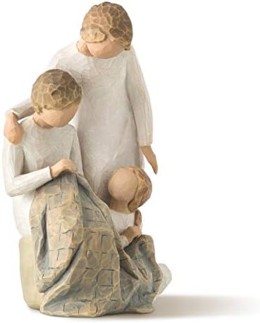 Willow Tree Generations, Making memories that last lifetimes, Reflects time spent with grandmother, mother, daughter, and what is learned from loving family relationships, Sculpted Hand-Painted Figure