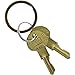 Bright Creations Brass Key Ring - 100 Count, 1.2 in OD, Antique Brass Finish - Heavy Duty Keychain Rings for Crafts & DIY - Bulk Set for Home, Car & DIY Projects
