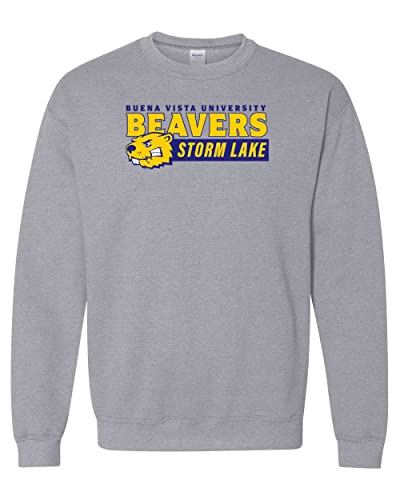Buena Vista University Beavers Unisex Crewneck Sweatshirt - Buena Vista Beavers Apparel