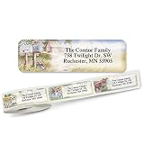 American Countryside Rolled Personalized Return Address Mailing Labels with Dispenser, Set of 500, 5