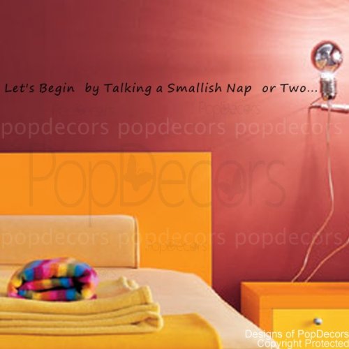 PopDecors - Let's Begin-winnie the pooh-winnie the pooh- words quote phrase - inspirational quote wall decals quote decals wall stickers quotes inspirational quotes decals lyrics famous quotes wall decals nursery rhyme