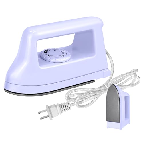 Mini Crafts - Kit de máquina de prensa de calor portátil con felpudo de PVC para transferencia de calor, accesorios de base de carga para bricolaje playera bolsa de zapatos proyectos de vinilo
