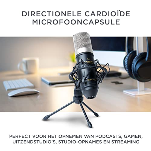 Marantz Professional MPM1000 - Grootmembraan Condensator Studio Microfoon met Windscherm, Shockmount, Tafelstatief en… - Image 4