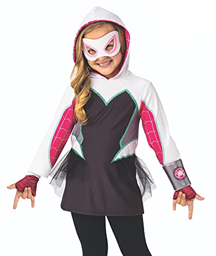 Imagine by Rubie's Girl's Marvel Rising Spider-Gwen/Ghost Spider Dress-Up Set, Small