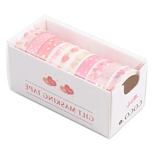 ARTIBETTER 10 Rolos de Fita Adesiva Washi Folha de Ouro Fitas de Papel Washi Decorativo para Natal D