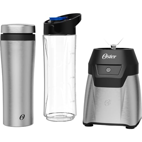 Blender Power Inox Oster com 2 Jarras To Go - 220V