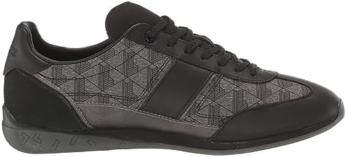 Lacoste Men's 45CMA0013 Sneaker, BLK/Gry, 7 | Image 5