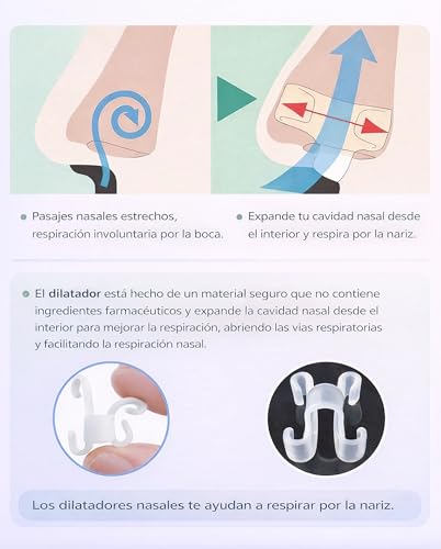 Miniatura 7 de Pack Antirronquidos Con Dilatadores Nasales De Silicona 10 Unidades Mejora La Respiración Nasal Reduce Ronquidos Reutilizables Y Comodos Para Dormir Anti Snoring Devices